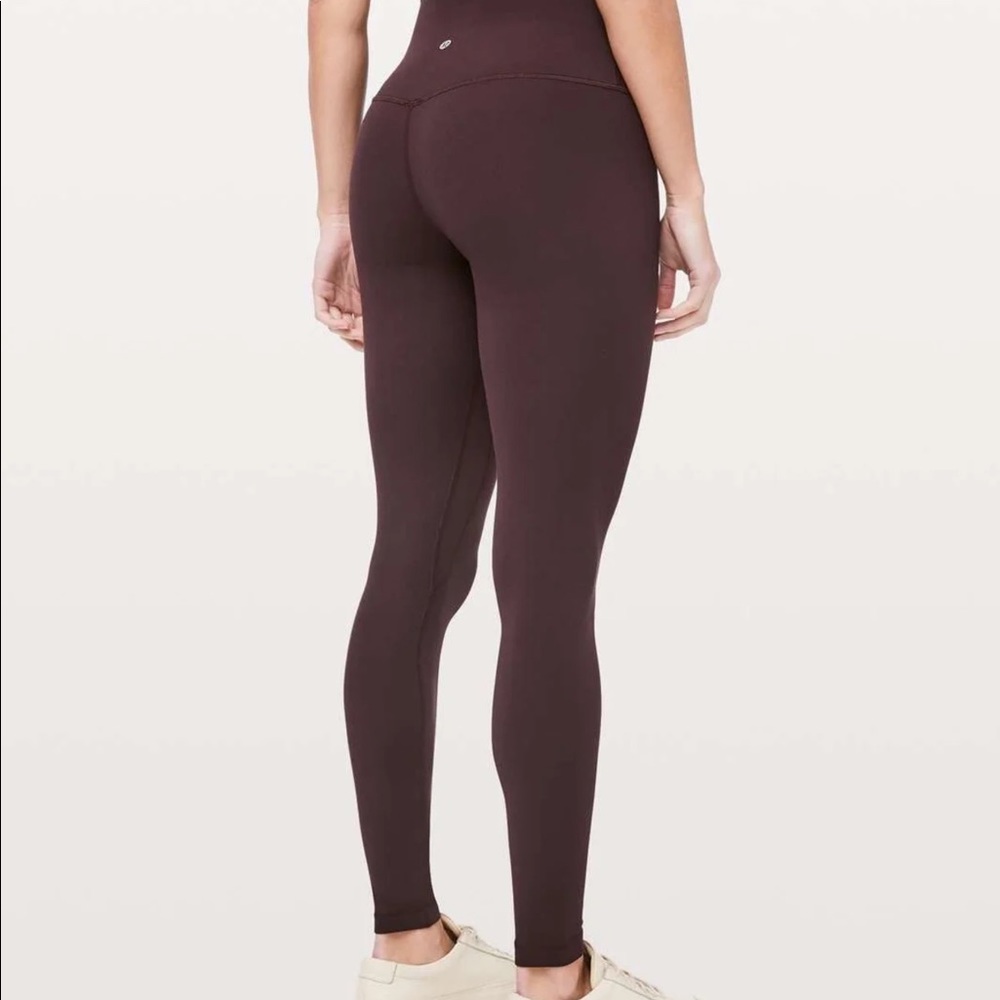 Lululemon align plum shadow leggings, Sz 2🍇